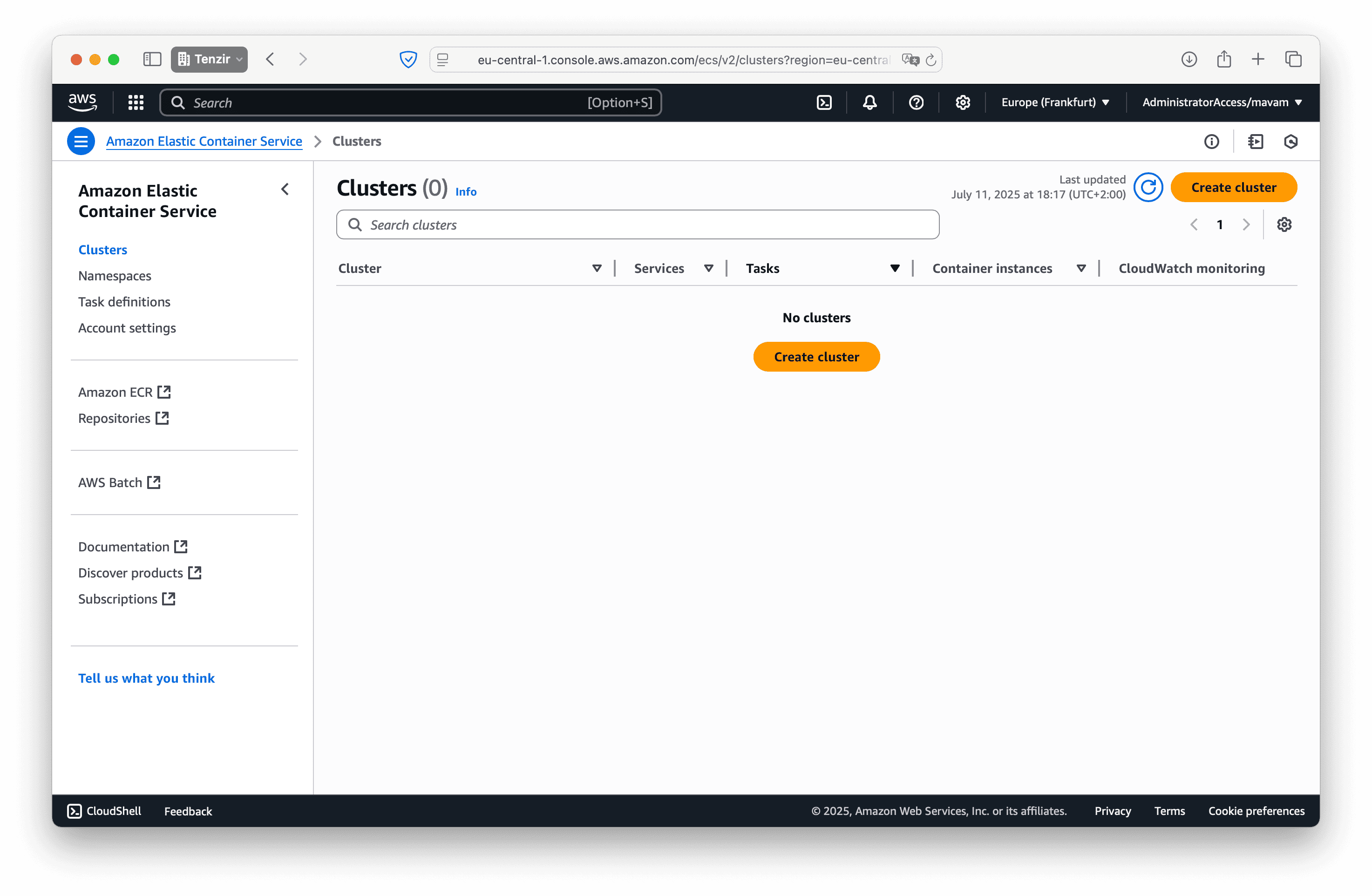 Amazon Elastic Container Service (ECS)