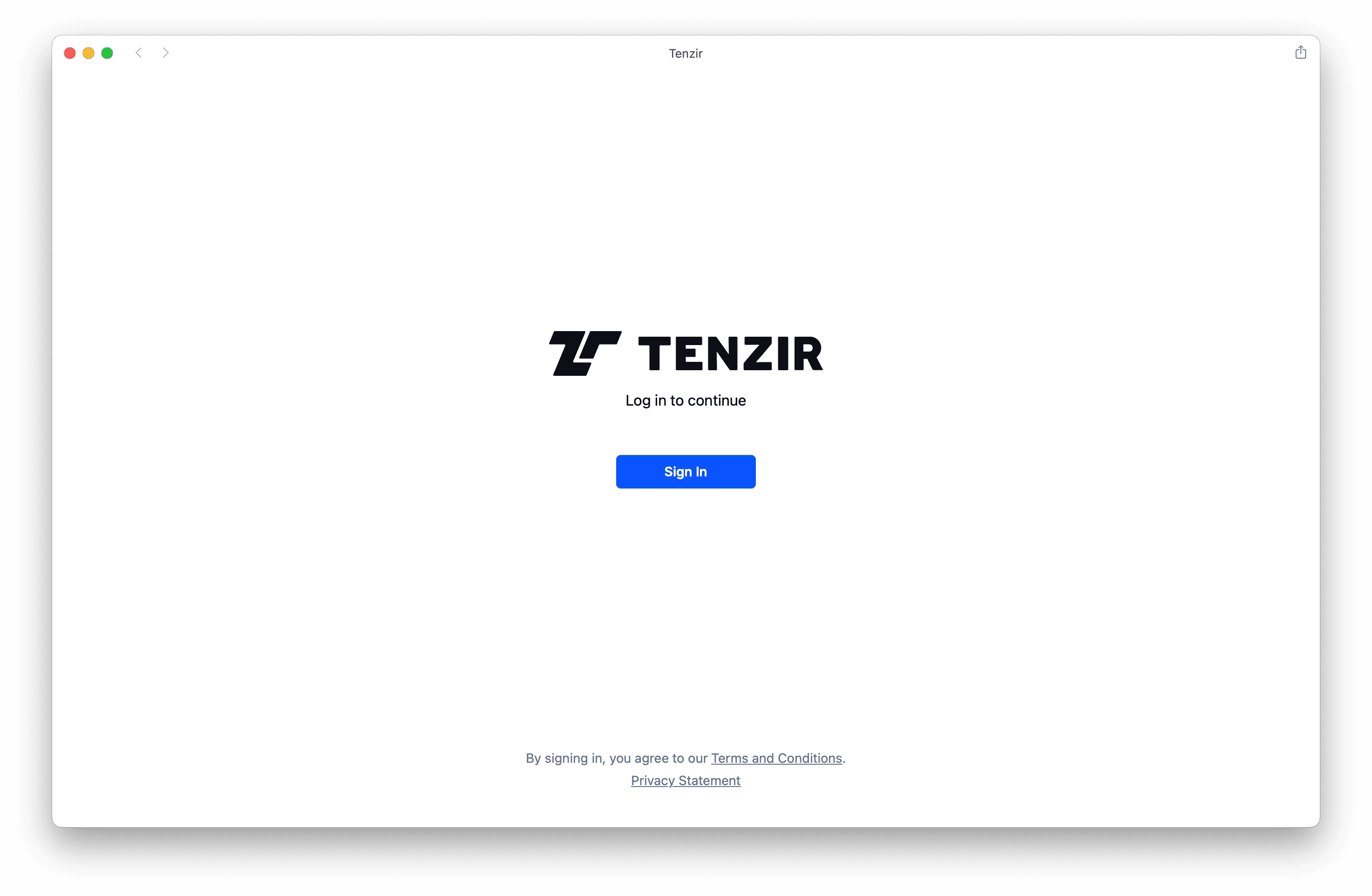 Landing page